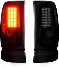 For 1994-2001 Dodge Ram 1500 94-02 2500 3500 Red Led Tube Tail Lights Lamps Pair For 1994-2001 Dodge Ram 1500 94-02 2500 3500 Red Led Tube Tail Lights Lamps Pair