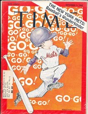 Amazing New York Mets 9/5 1969 Time Magazine bxt