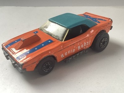 Matchbox Superfast - Nr. 1 H - Dodge Challenger - orange/blau - ''Revin Rebel''