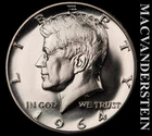 1964 Silver Kennedy Half Dollar - Choice Gem Proof  Lustrous  #K1201