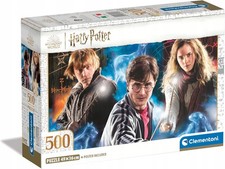 Clementoni Puzzle 500 Piezas Harry Potter Compacto 49x36 cm, Nuevo, Made in Italy