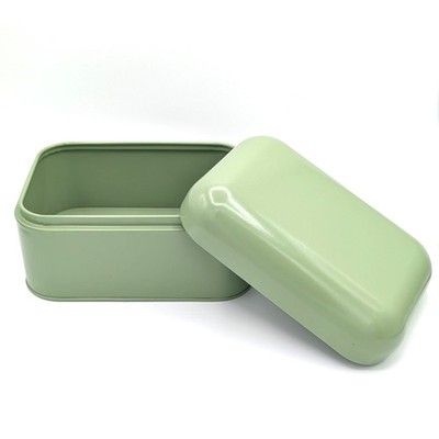 Green IKEA SNIKA 21919 Metal Tin Box Container with Lid