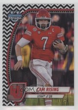 2024 Bowman U Chrome Black & White Stealth Refractor /48 Cameron Rising Cam 0t59