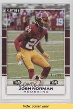 2017 Panini Playoff 2nd Down 45/49 Josh Norman #92 READ 7l6