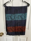 Boho Paisley Pashmina Scarf Shawl Wrap Color Block Jewel Tone, Fringe Tassel. — photo 2