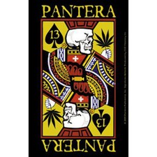 PANTERA - Card Skull - Aufkleber / Sticker - ...