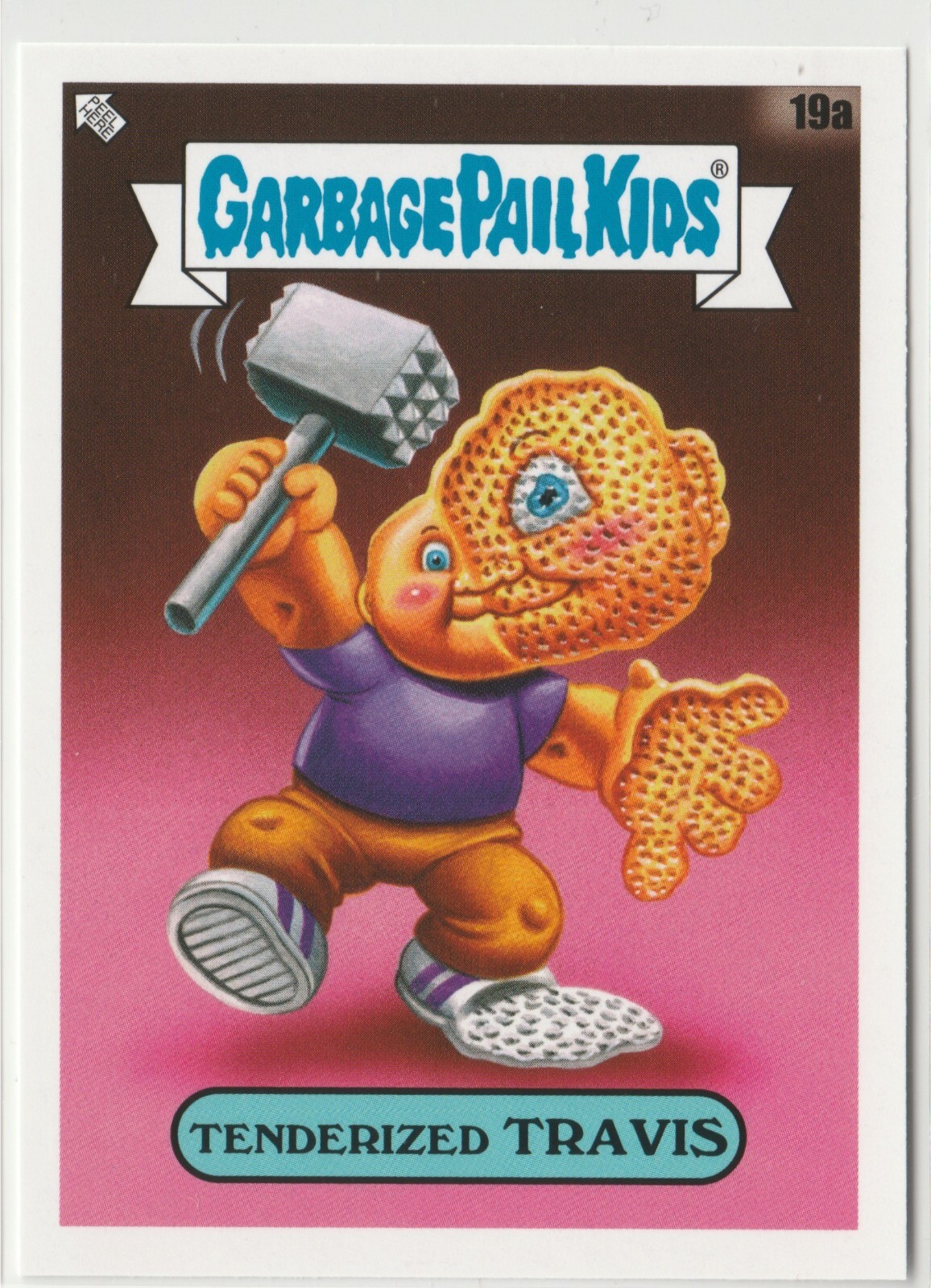 Tenderized Travis 19a Garbage Pail Kids GPK 2021 Food Fight Series Card  