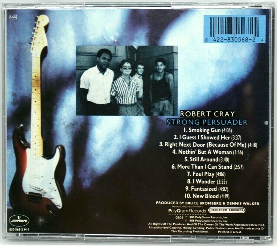 Robert Cray : Strong Persuader CD Album (US Press 1986) - Smoking Gun - HTF - Image 2 of 3