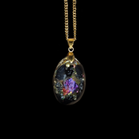 Orgonit AnhäNger \Ursprung\" Turmalin Schmuck │Edelstein Orgon │ Kristall Schwarz"