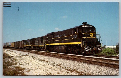 Seaboard Coast Line Eisenbahn Eisenbahn Zug Lok Postkarte
