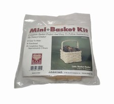 Reed Creations Mini Cestino Kit #73091 Piccolo Mercato Cestino 3"x5" Vintage 1992