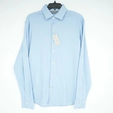 Daniel Cremieux Men's Long-Sleeve Shirt M Blue White NWT $95