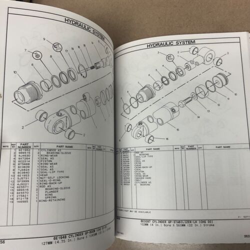 CAT CAT CATERPILLAR 436B RICAMBI MANUALE CATALOGO LIBRO TRATTORE TERNA CARICATORE sn 6MJ 7FL - Foto 4 di 4