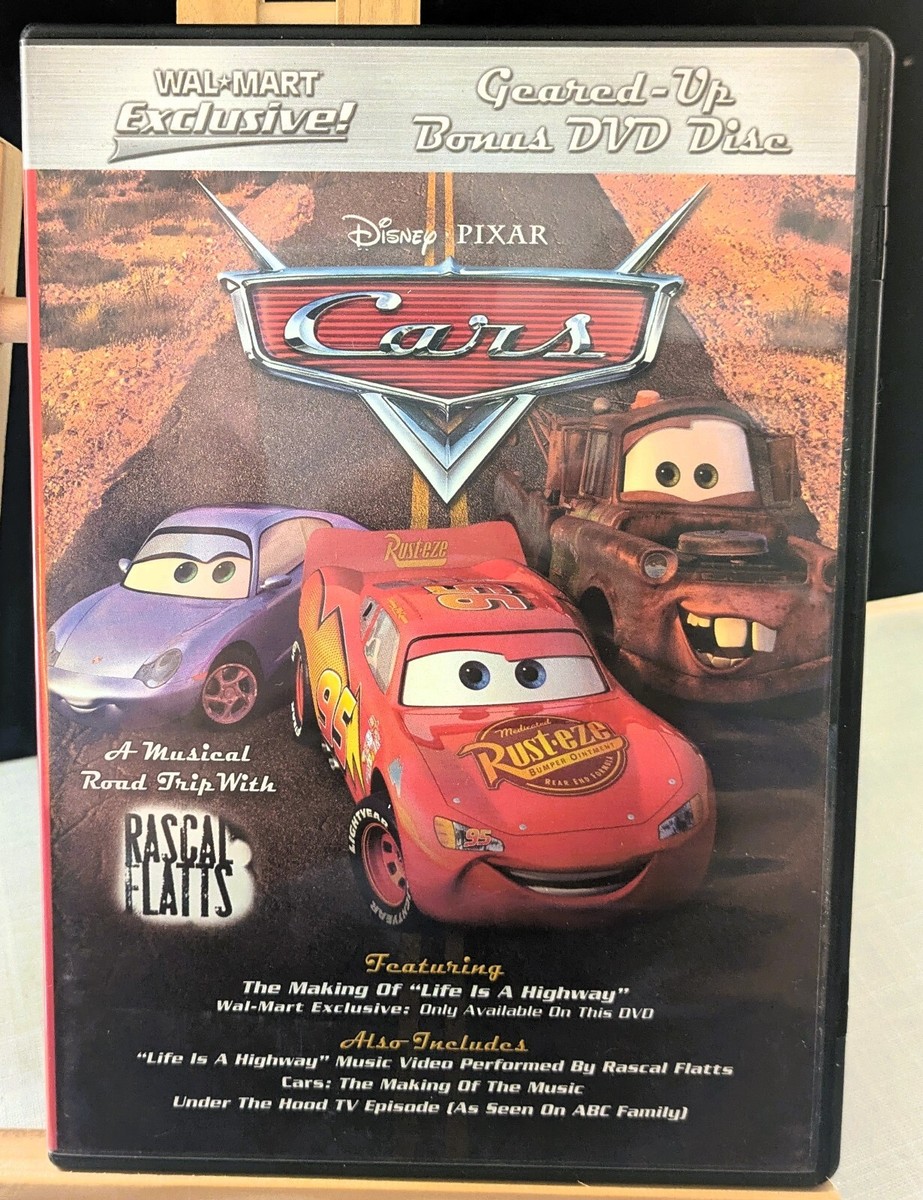 CARS - WALMART EXCLUSIVE WITHGEARED UP BONUS DVD DISC | eBay