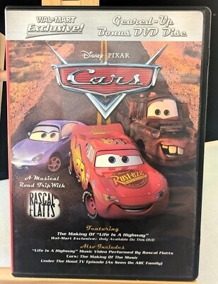 CARS - WALMART EXCLUSIVE WITHGEARED UP BONUS DVD DISC | eBay