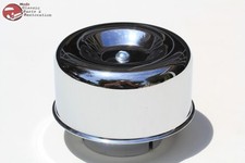 Smooth Chrome Hot Rat Rod Style Air Cleaner 2 Barrel 2 58 Custom Chevy Ford