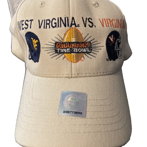 Casquette Snapback Vintage West Virginia - Velours Côtelé Bleu - Universitaire USA - Années 80/90