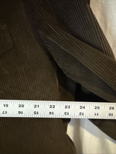 New England Collection Men's Corduroy Blazer Jacket Size 50R Chocolate Brown - Picture 3 of 12