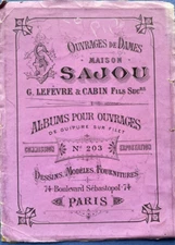 SAJOU ALBUM N°203 - OLD edition - brand point - Ladies' works