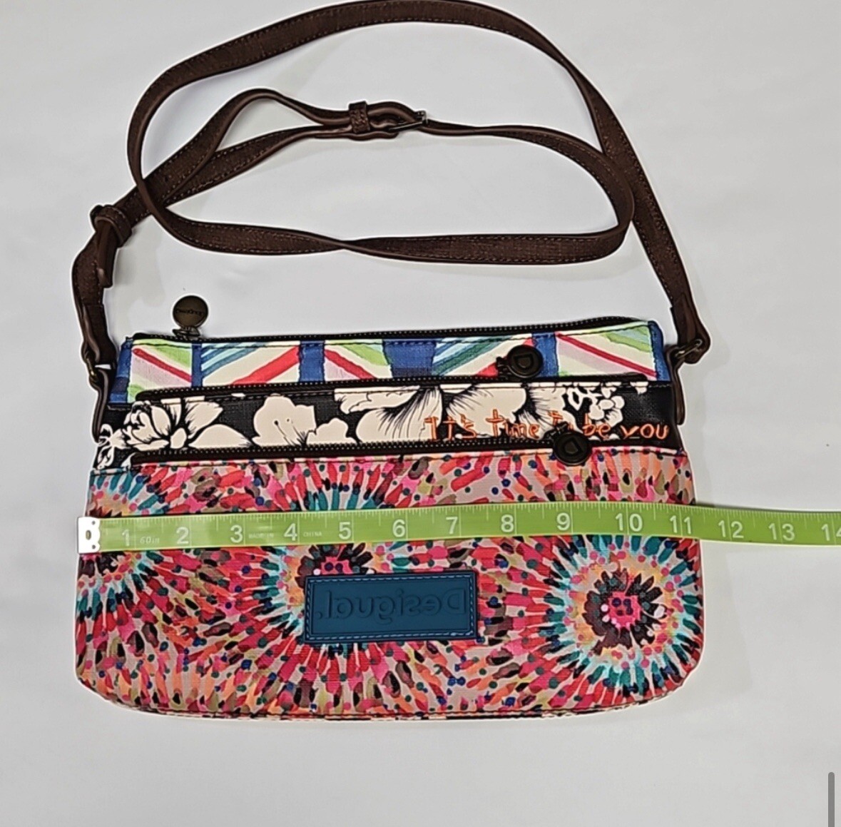 Desingual multiprint sling bag - image 12