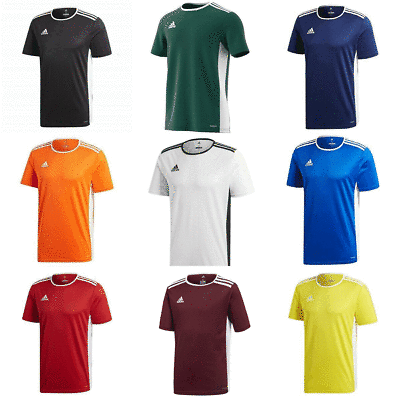 Adidas Entrada Boys Football T Shirt Kids Junior Training Jersey Sports Tee  Top | eBay