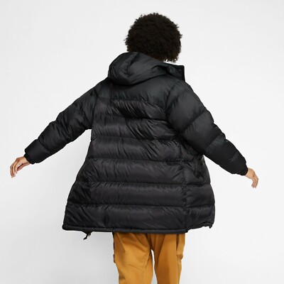 $400 Nike Women's ACG Down Parka Jacket Triple Black CD7662 $400 Nike Women's ACG Down Parka Jacket Triple Black CD7662