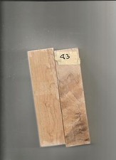 Pair of Hard Maple  1 Grade Knife Scales,Pistol grips Over 100 years old 83