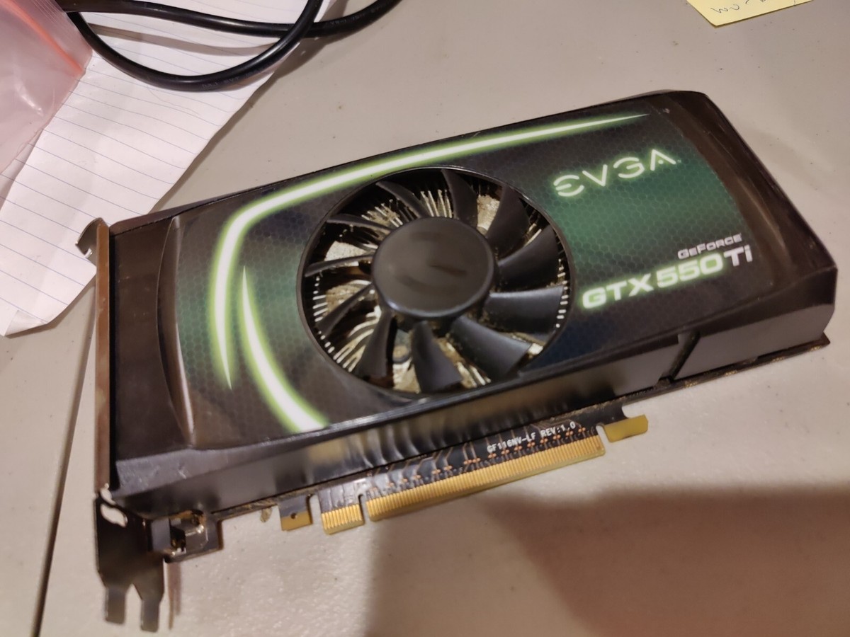 EVGA NVIDIA GeForce GTX 550 Ti (01G-P3-1556-KR) 1GB GDDR5 SDRAM UNTESTED