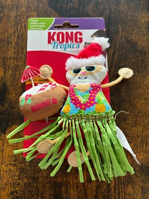 Kong Cat Tropics Catnip 2 toys in 1 NEW IN PACKAGE