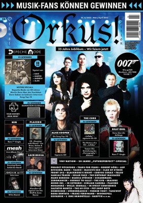 Orkus-Edition mit DEPECHE-MODE-Specials & Jubiläums-Gewinnspiele [deutsch]