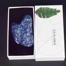 Pierre Véritable SodaliteS Cadeau Visage GuaSha Masseur Santé Massage Facial