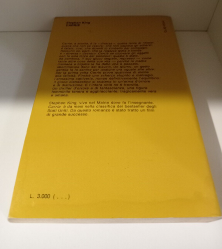 STEPHEN KING CARRIE RARISSIMA Prima Edizione Sonzogno Febbraio 1977 - Foto 9 di 9