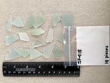 SF418 Genuine Surf Tumbled Sea Foam Sea Glass/Sea Foam Frosted Beach Glass