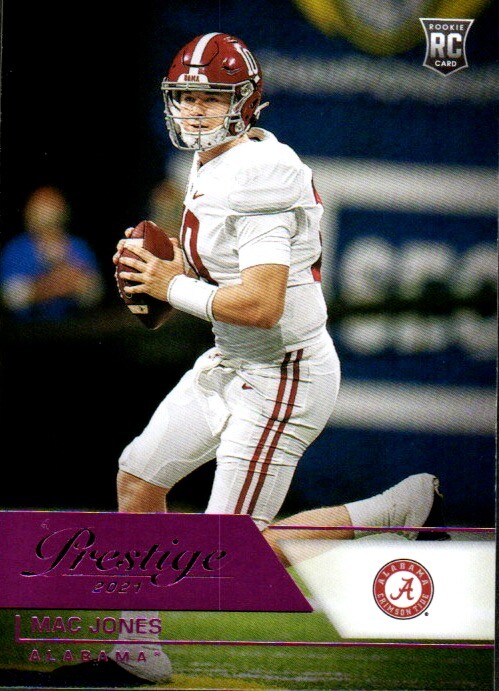 MAC JONES 2021 Chronicles Prestige Draft Picks #87 Pink RC New England Patriots