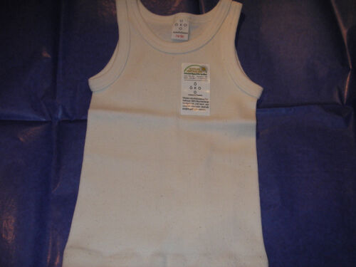 Baby- Unterhemd, Gr 74/ 80  ärmellos, naturweiß, 100% Baimwolle kbA - Bild 1 von 1