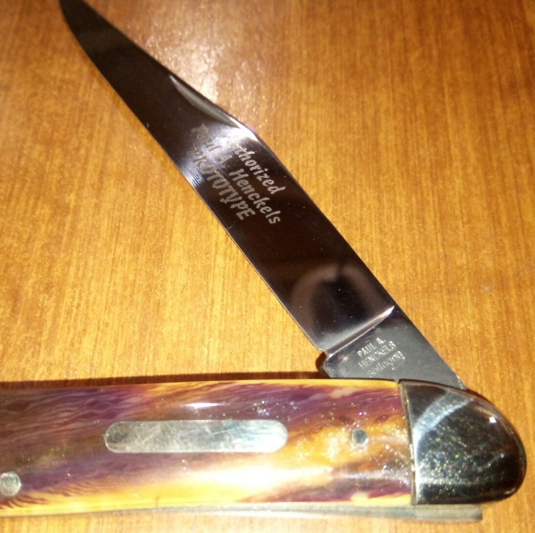 🔥🔥 RARE PAUL A HENCKELS KNIFE SOLINGEN GERMANY PROTOTYPE TOOTHPICK