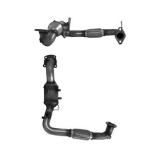 Catalytic Converter Type Approved + Fittings For Ford Fiesta MK7 1.0 Sport Front
