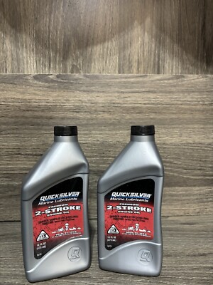 Quicksilver Premium 2-Stroke Engine Oil Outboards PWCs Snowmobiles Motorcycles