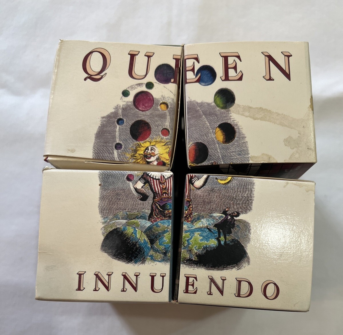 Hollywood - Hollywood's World (激レアオリジナル) Vintage Queen Hollywood Records 20 Queen Years Promo Cube 1991