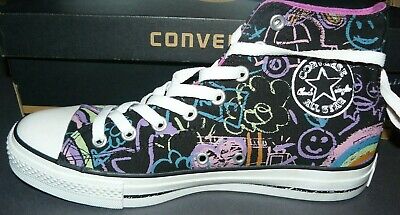 NEW Women's Converse CT Chalk Hi-Top Sidewalk Chalk Print NEW Women's Converse CT Chalk Hi-Top Sidewalk Chalk Print