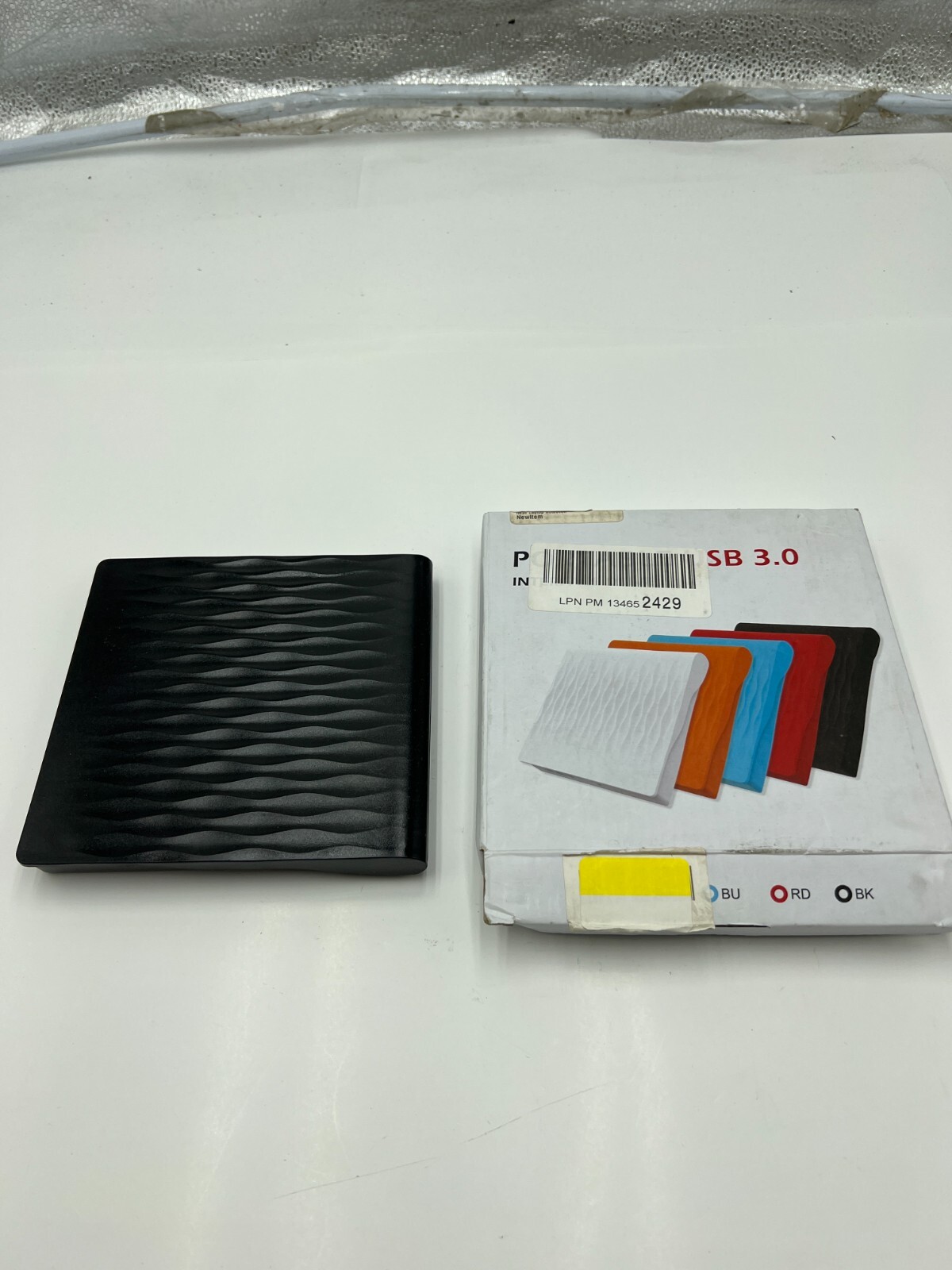 External Hard Drive ODD & HDD Device, CD/DVD Reader Black-image