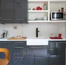 Ikea Ringhult Abstrakt Gloss Gray Door 50 X 24 For Sale