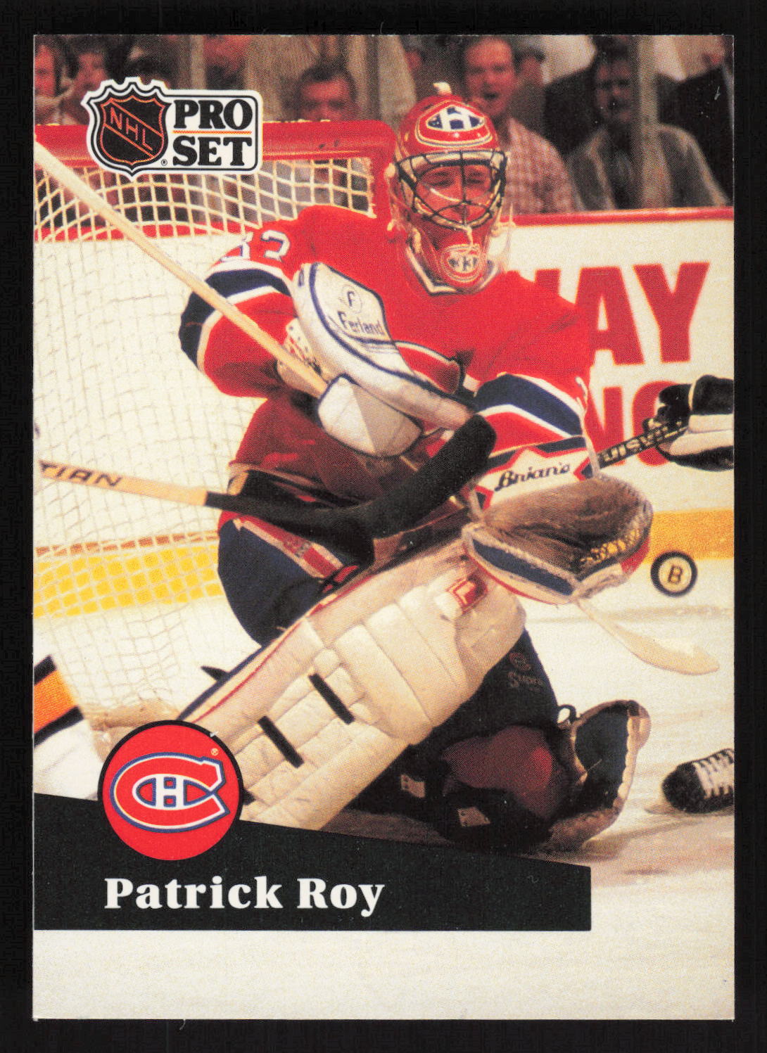 1991-92 Pro Set #125 Patrick Roy Card TCCCX