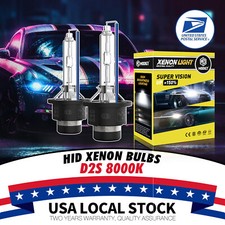 2x 8000k D2s Super White Hid Xenon Headlight Light Bulb Direct Replacement Lamp 2x 8000k D2s Super White Hid Xenon Headlight Light Bulb Direct Replacement Lamp