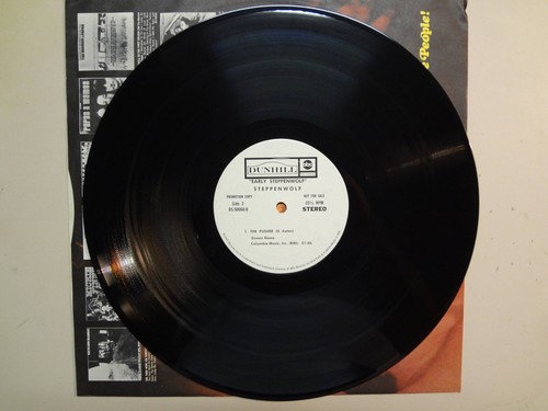 STEPPENWOLF: Early Steppenwolf-U.S. LP 69 Dunhill DS- 50060 Stereo DJ Label PCV - Picture 4 of 4
