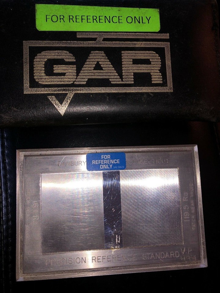 GAR PRECISION REFERENCE STANDARD 16.1 RA 119.5 RA | eBay