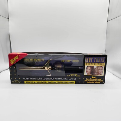 Hot Tools HT1109 Midi Professional Curling Iron with Multi Heat Control 5/8 Ins