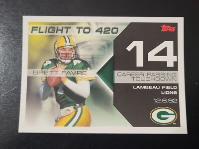 2007 Topps - Brett Favre Flight to 420 Insert, Complete your set