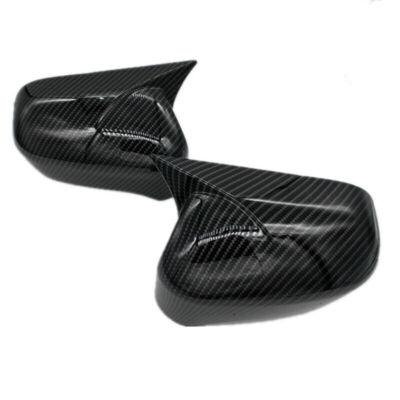 RHD Real Dry Carbon Fiber Car Rearview Mirror Cap Cover Trim Accessories For Mercedes C W205 E - Foto 13