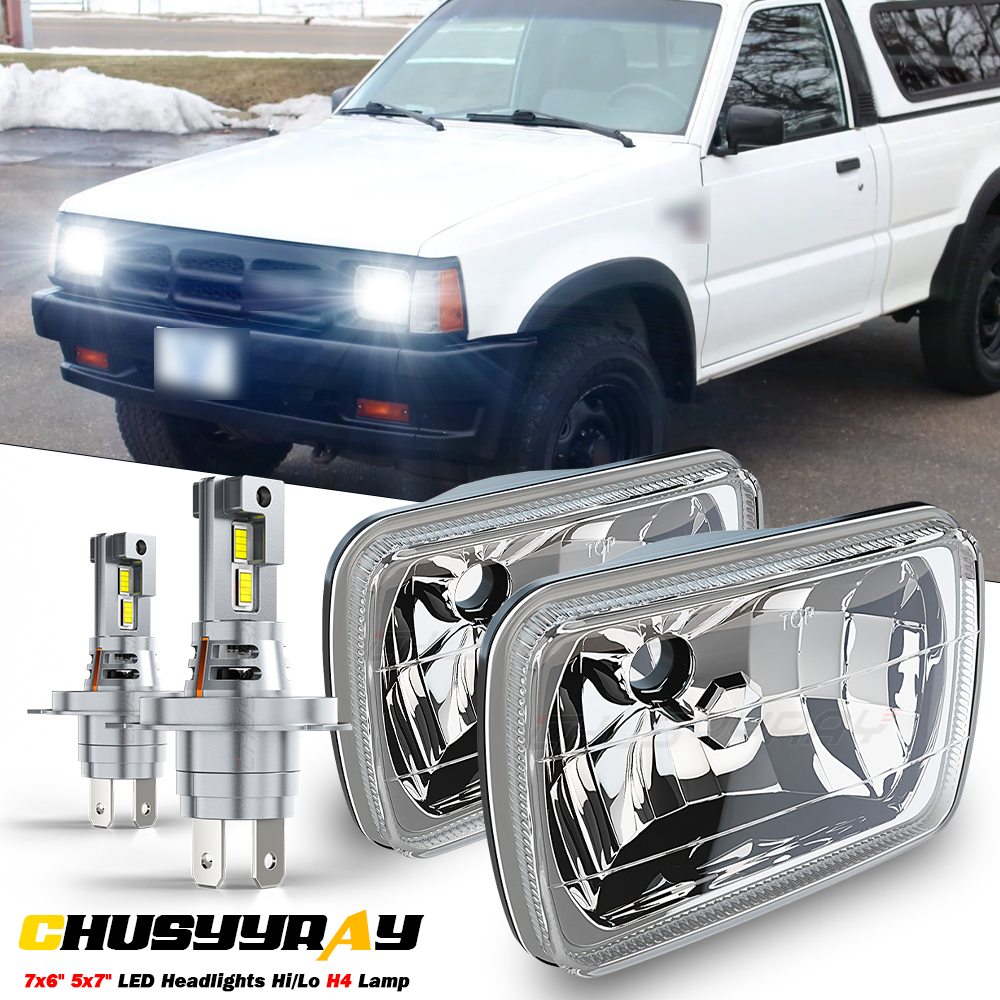 For Mazda B2000 B2200 B2600 RX-7 GLC Pickup 2pcs 7x6